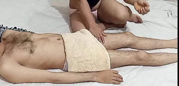  treatment of body with sexy massage by canadian Erotic Hot Mom rubbing her beautiful big boobs and hot pussy over my body and shaking big ass on my cock homemade